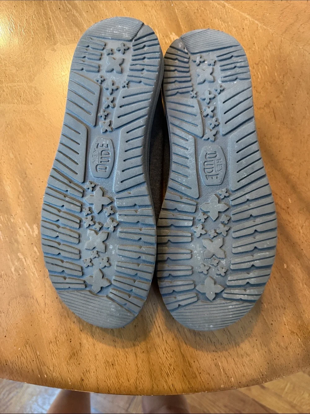 Hey Dude Wally Stretch Men’s Slip-On Moccasins in Charcoal Gray